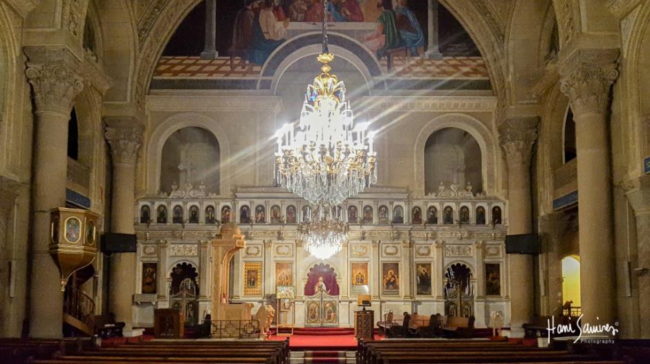 La nef et l’iconostase de marbre de la cathédrale Saint-Marc