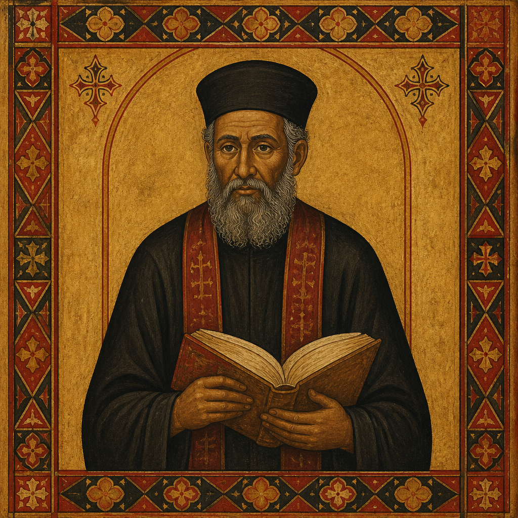 Portrait ou icône de Abū l-Barakāt Ibn Kabar