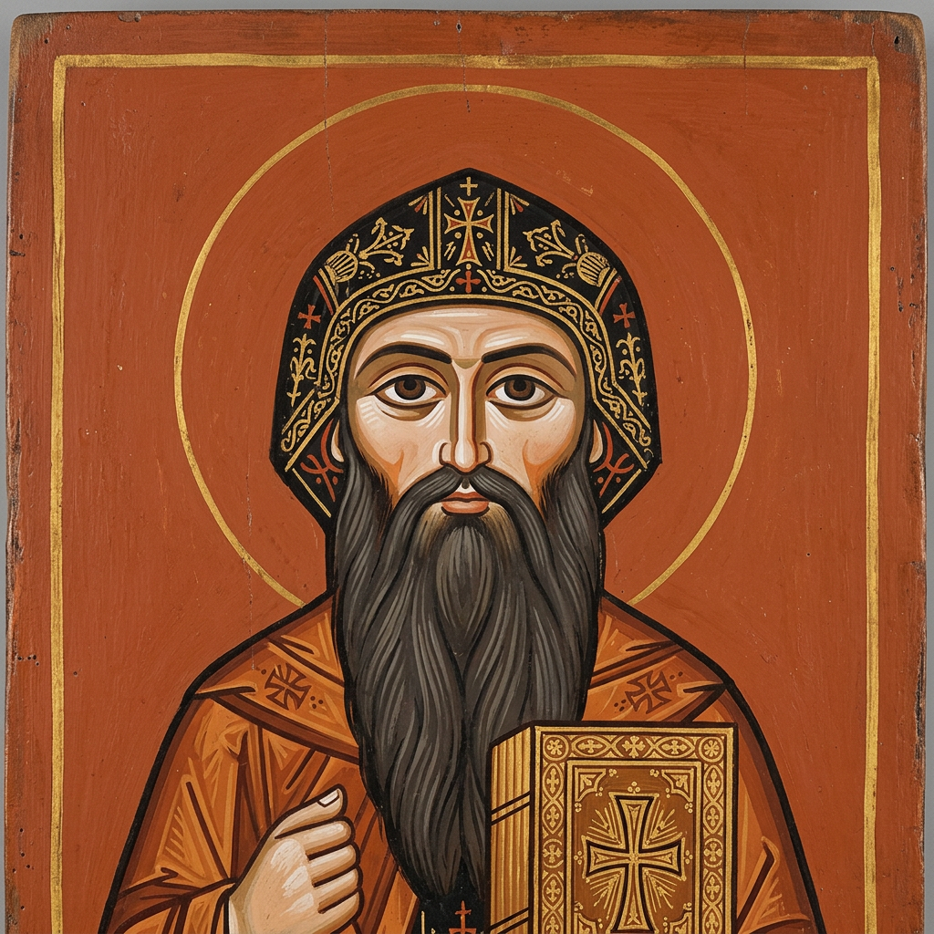 Portrait ou icône de Saint Cyrille d'Alexandrie