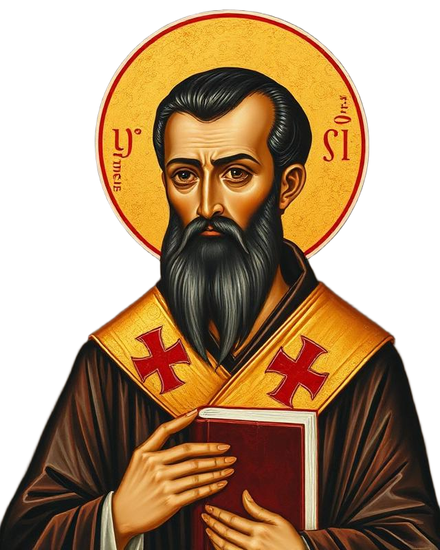 Portrait ou icône de Saint Cyrille de Jérusalem