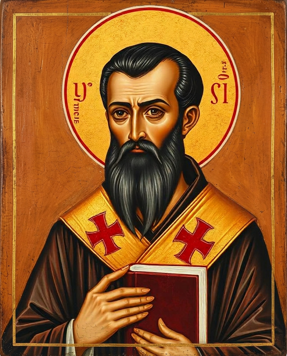 Portrait ou icône de Saint Cyrille de Jérusalem