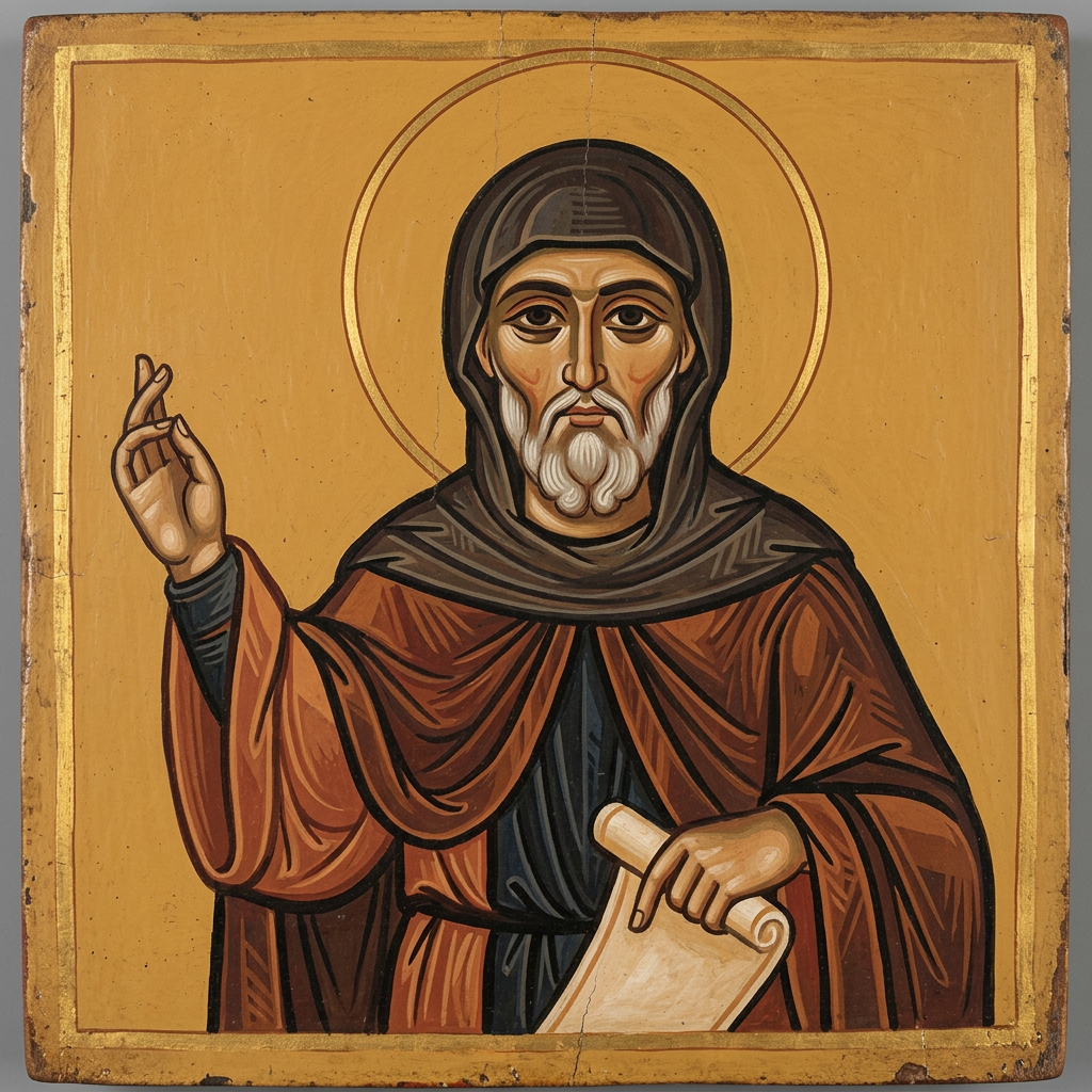 Portrait ou icône de Saint Ephrem le Syrien