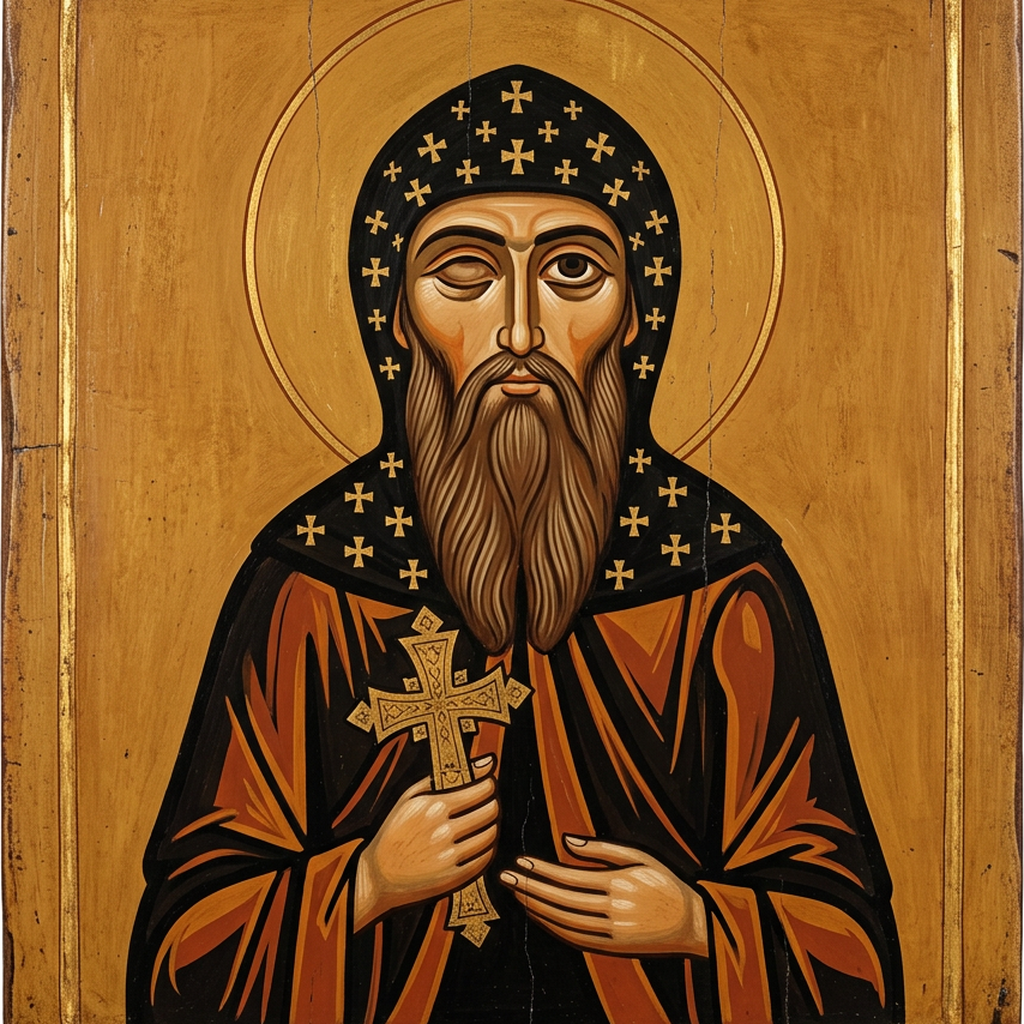 Portrait ou icône de Saint Samuel le Confesseur