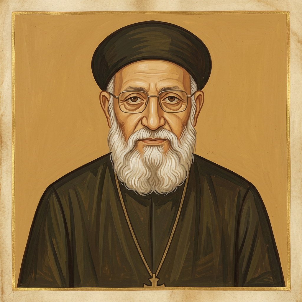 Portrait ou icône de Père Tadros Y. Malaty